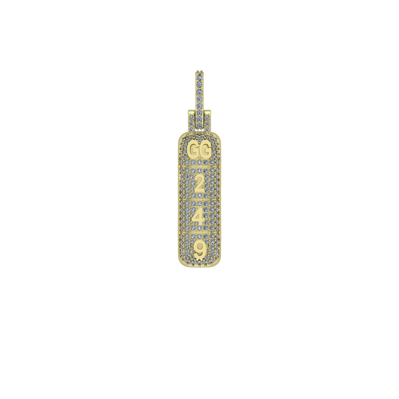 HIP-HOP DRUGS  DIAMONDS  PENDANT